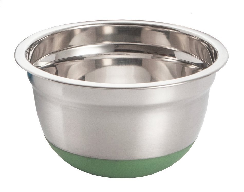 ExcelSteel 298 5-Quart Stainless Steel Non Skid Base Mixing Bowl N3