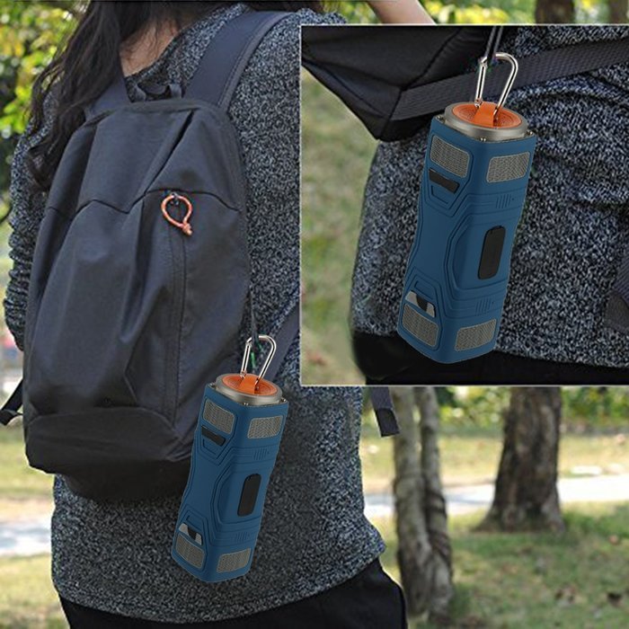 Outdoor Sports Speaker, Dealpeak Hifi Lossless Sound Bluetooth Speaker Waterproof Dustproof Drop Protection Built... N19