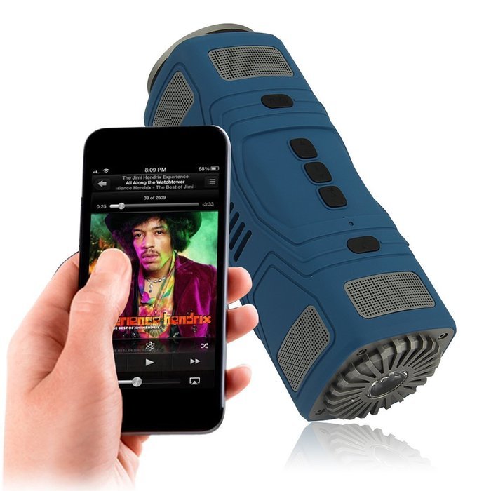 Outdoor Sports Speaker, Dealpeak Hifi Lossless Sound Bluetooth Speaker Waterproof Dustproof Drop Protection Built... N23