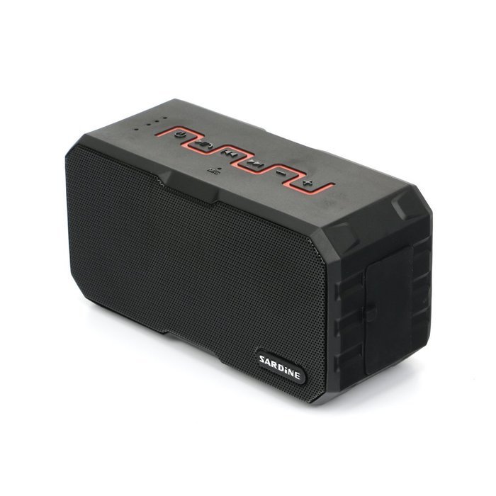 SARDINE F5 Base Output Power Waterproof IP67 Bluetooth Wireless Speaker, 2600mA PowerBank, Hands-free Calling,... N3