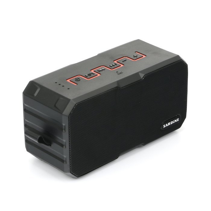 SARDINE F5 Base Output Power Waterproof IP67 Bluetooth Wireless Speaker, 2600mA PowerBank, Hands-free Calling,... N4