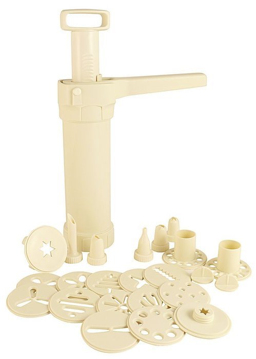Hutzler Easy Action Cookie Press and Food Decorator