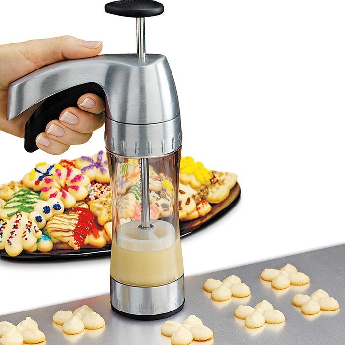 Cookie Pro Ultra II&reg; Cookie Press Set by Wilton&reg; , 2104-1028 with Comfortable soft grip trigger N2