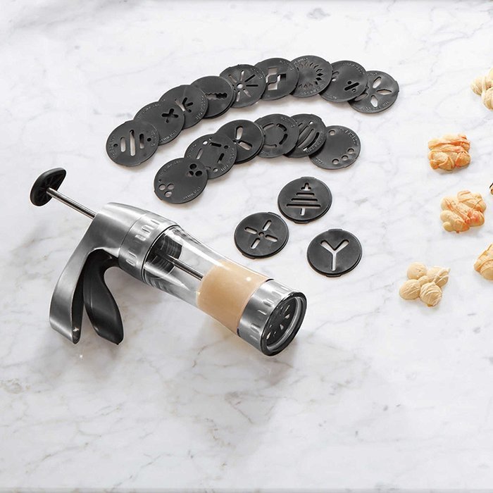 Cookie Pro Ultra II&reg; Cookie Press Set by Wilton&reg; , 2104-1028 with Comfortable soft grip trigger N4