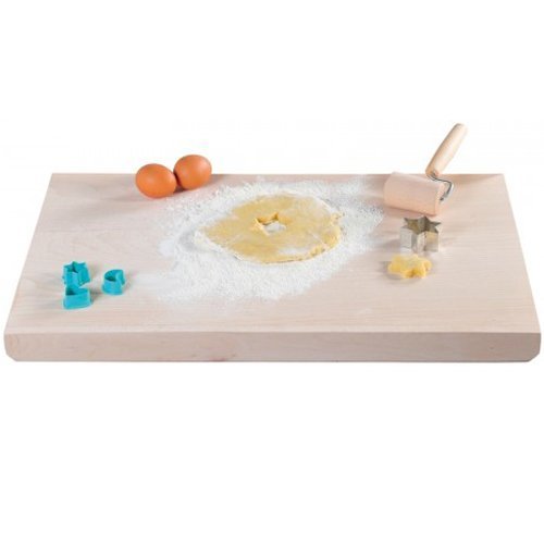 Kesper 68124 Baking And Craft Board 21.65" x 14.17" x 0.47" Of Beech Wood, Brown