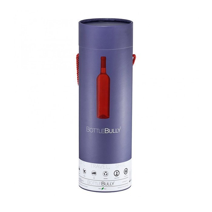 BottleBully Wine & Spirit Reusable Break Proof Bottle Protector (Blue) N2