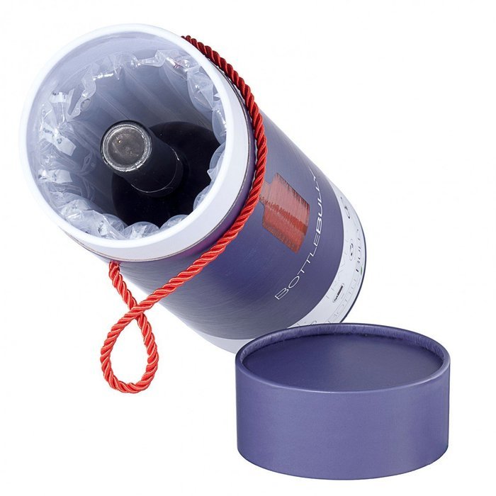BottleBully Wine & Spirit Reusable Break Proof Bottle Protector (Blue) N3