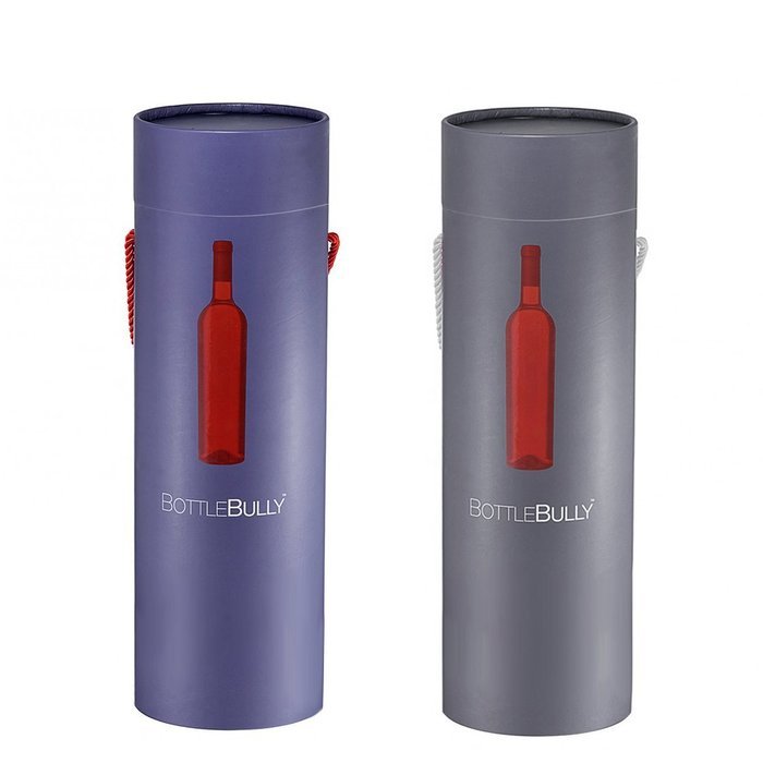 BottleBully Wine & Spirit Reusable Break Proof Bottle Protector (Blue) N4