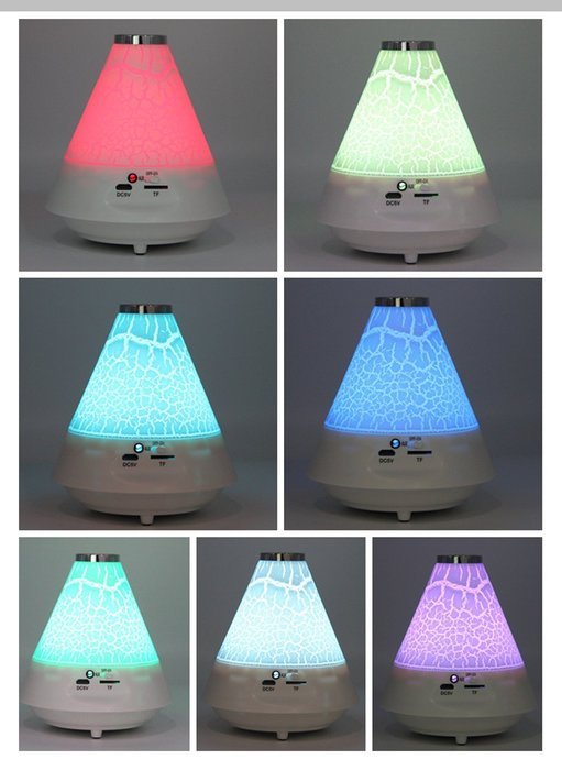 Smileto Multifunctional Mini Portable Music Style Bluetooth Wireless Speaker With Colorful LED Light, Card Suport... N15