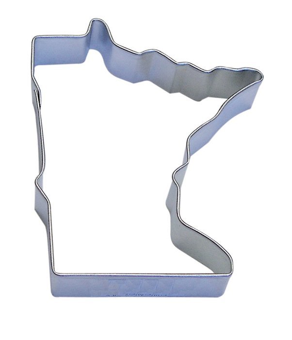 R&M Minnesota State Cookie Cutter in Durable, Economical, Tinplated Steel