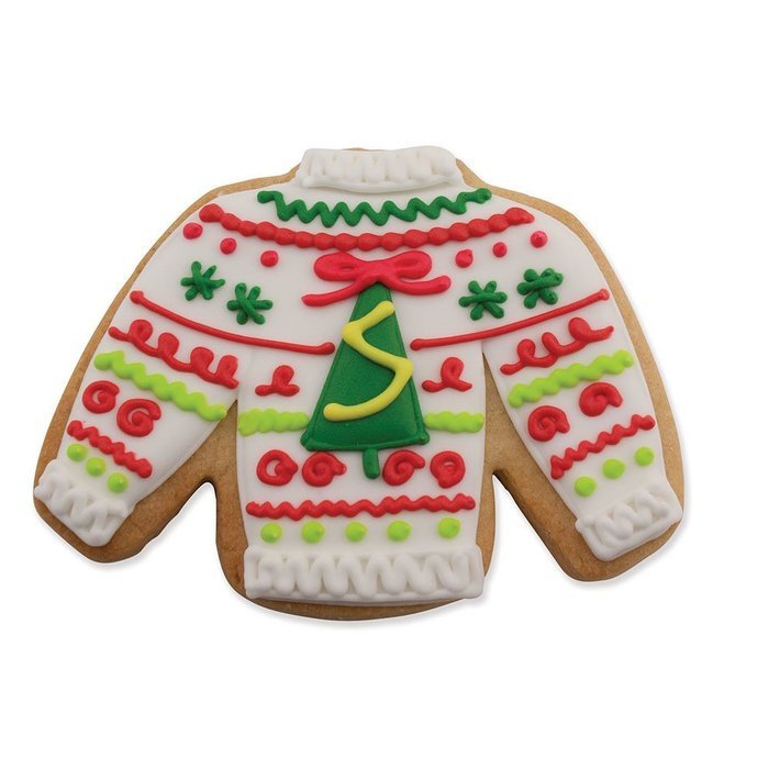 Ann Clark Ugly Sweater Cookie Cutter - 4.1 Inches - Tin Plated Steel