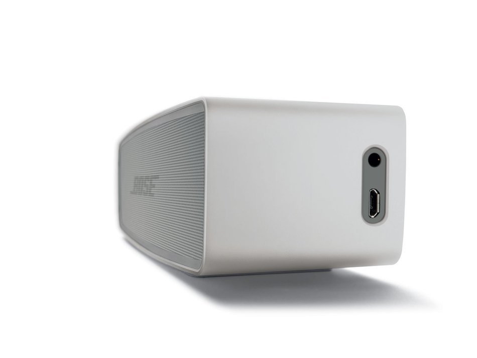 Bose SoundLink Mini II Bluetooth Wireless Speaker - Pearl w/ Red Soft Silicon Cover & Travel Bag - Bundle N3