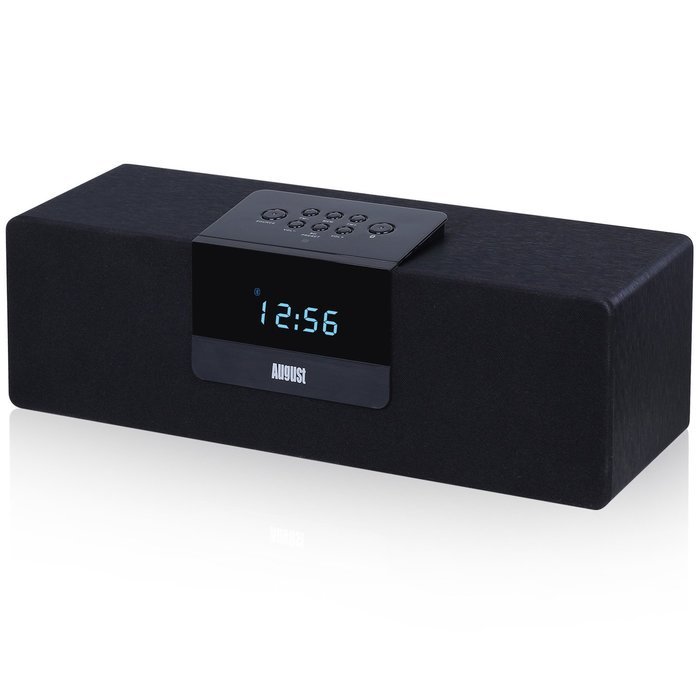 August SE50 Bluetooth BoomBox Speaker with FM Radio for iPhone, Samsung Galaxy, Nokia, HTC, Blackberry, Google... N9
