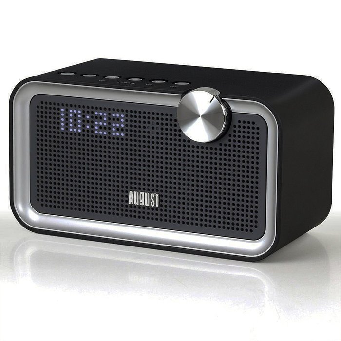 August SE50 Bluetooth BoomBox Speaker with FM Radio for iPhone, Samsung Galaxy, Nokia, HTC, Blackberry, Google... N16