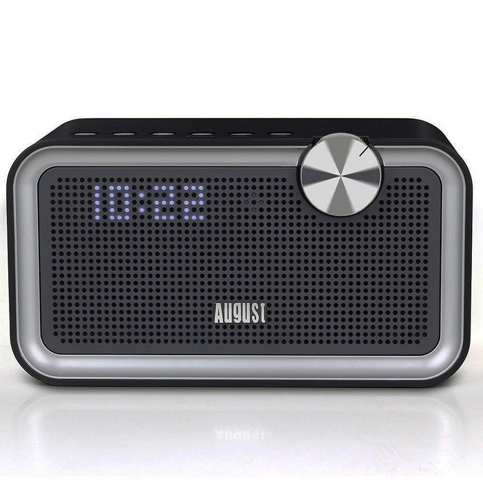 August SE50 Bluetooth BoomBox Speaker with FM Radio for iPhone, Samsung Galaxy, Nokia, HTC, Blackberry, Google... N17