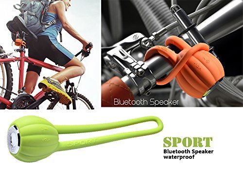 Smileto Portable Mini Outdoor Silicone Waterproof Wireless Bluetooth Speaker With Plug-in Card USB Charging Cable... N8