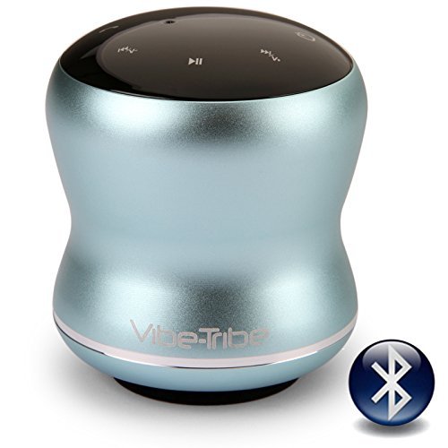 Vibe-Tribe Mamba Blue: 18Watt Bluetooth Vibration Speaker - Touch Panel - Hands Free Calls - Daisy Chain