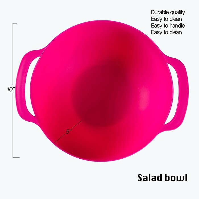 Kitchen Winners 10 Piece Compact Mixing Bowls, Food Prep and Measuring Nesting Set, Multi-Color N6