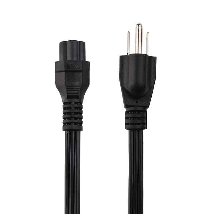 Cable Matters 2-Pack Heavy Duty Computer Monitor Power Cord in 10 Feet (NEMA 5&ndash;15P to IEC C13) N15