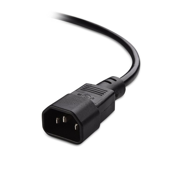 Cable Matters 2-Pack Heavy Duty Computer Monitor Power Cord in 10 Feet (NEMA 5&ndash;15P to IEC C13) N23