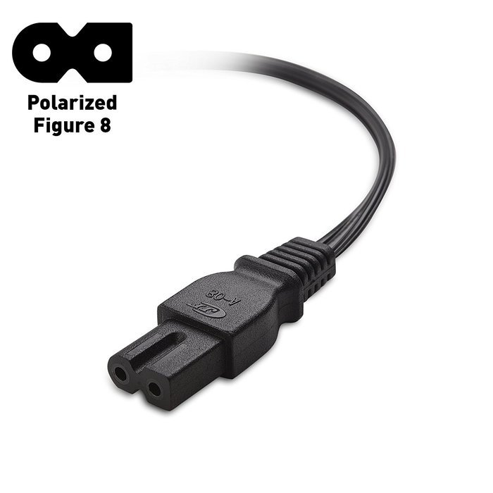 Cable Matters 2-Pack Heavy Duty Computer Monitor Power Cord in 10 Feet (NEMA 5&ndash;15P to IEC C13) N29