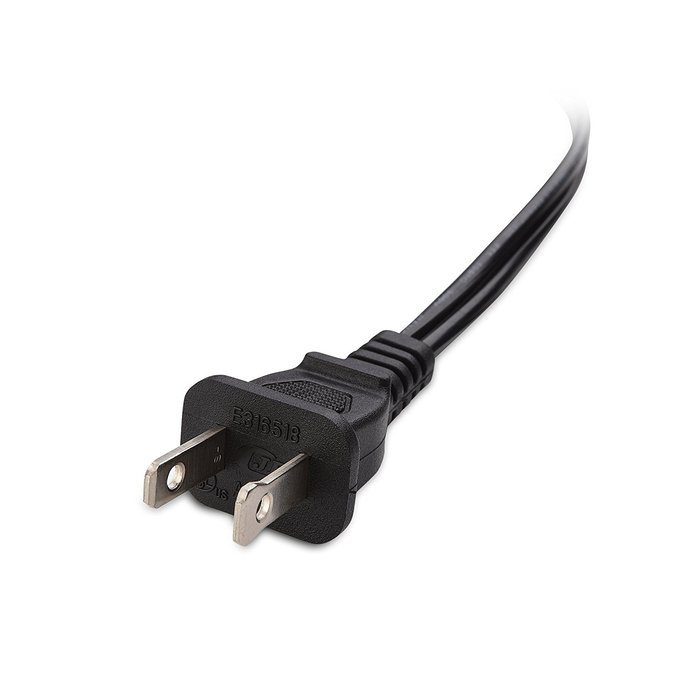 Cable Matters 2-Pack Heavy Duty Computer Monitor Power Cord in 10 Feet (NEMA 5&ndash;15P to IEC C13) N30