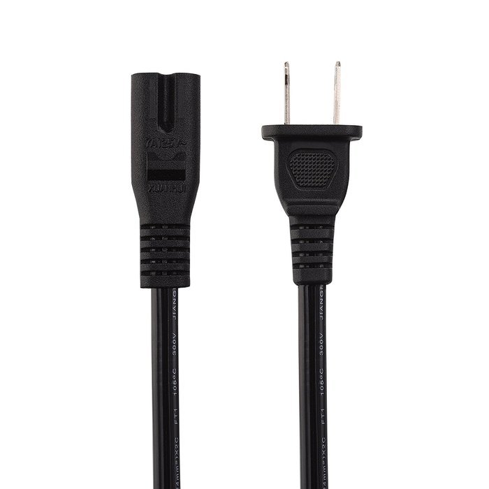 Cable Matters 2-Pack Heavy Duty Computer Monitor Power Cord in 10 Feet (NEMA 5&ndash;15P to IEC C13) N36