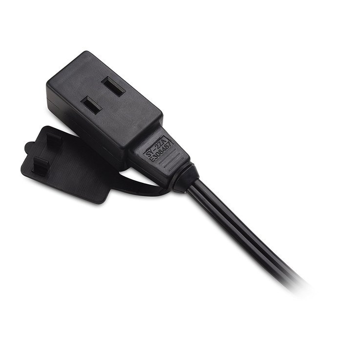 Cable Matters 2-Pack Heavy Duty Computer Monitor Power Cord in 10 Feet (NEMA 5&ndash;15P to IEC C13) N49