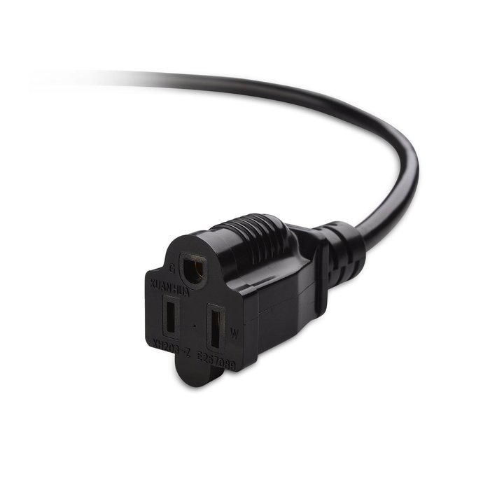 Cable Matters 2-Pack Heavy Duty Computer Monitor Power Cord in 10 Feet (NEMA 5&ndash;15P to IEC C13) N55