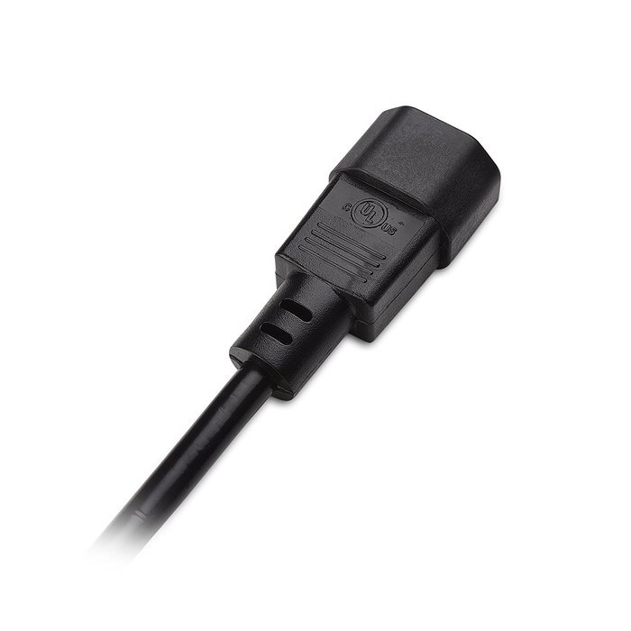 Cable Matters 2-Pack Heavy Duty Computer Monitor Power Cord in 10 Feet (NEMA 5&ndash;15P to IEC C13) N56