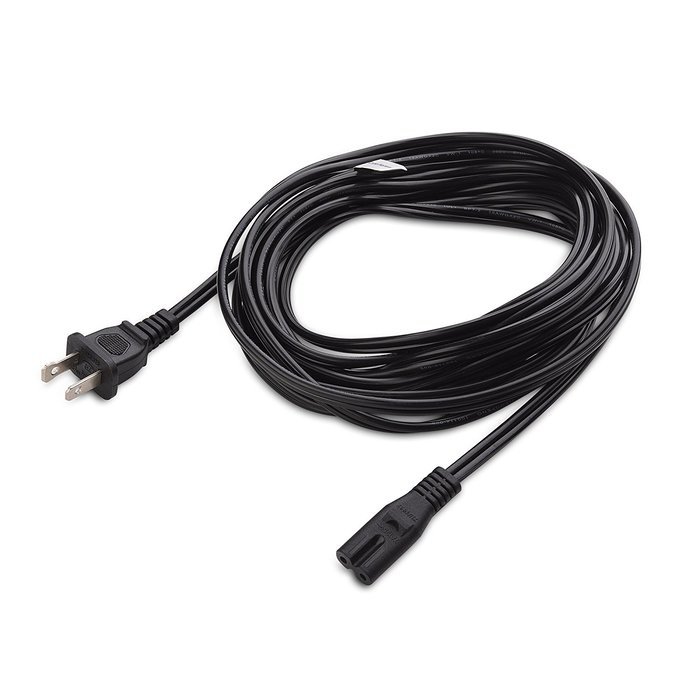 Cable Matters 2-Pack Heavy Duty Computer Monitor Power Cord in 10 Feet (NEMA 5&ndash;15P to IEC C13) N59