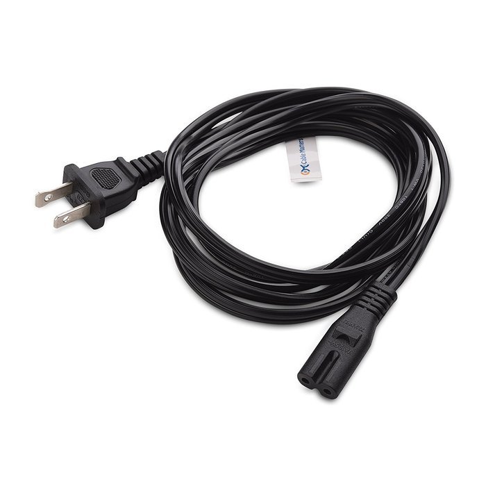 Cable Matters 2-Pack Heavy Duty Computer Monitor Power Cord in 10 Feet (NEMA 5&ndash;15P to IEC C13) N65