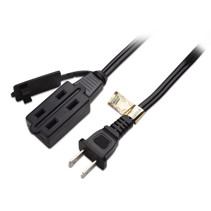 Cable Matters 2-Pack Heavy Duty Computer Monitor Power Cord in 10 Feet (NEMA 5&ndash;15P to IEC C13) N67