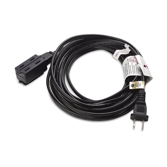 Cable Matters 2-Pack Heavy Duty Computer Monitor Power Cord in 10 Feet (NEMA 5&ndash;15P to IEC C13) N68