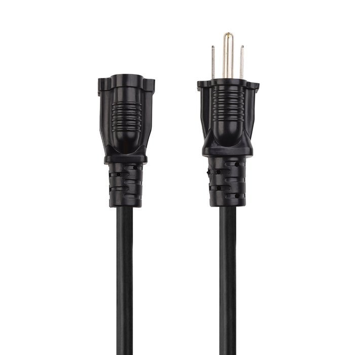 Cable Matters 2-Pack Heavy Duty Computer Monitor Power Cord in 10 Feet (NEMA 5&ndash;15P to IEC C13) N93
