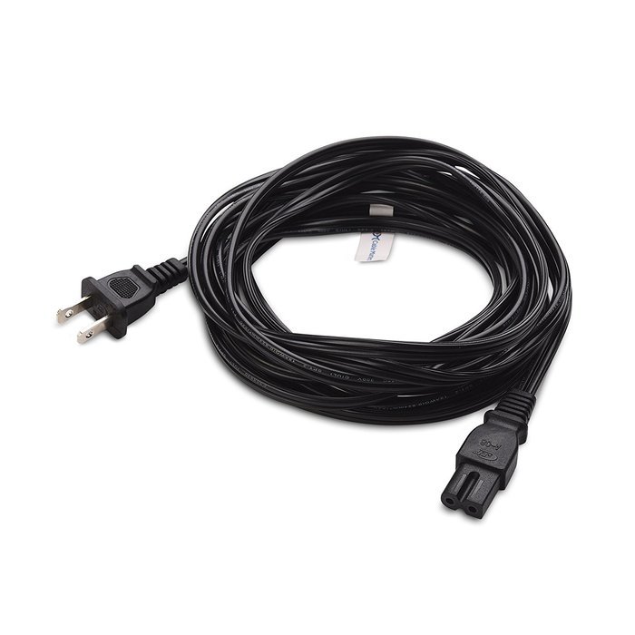 Cable Matters 2-Pack Heavy Duty Computer Monitor Power Cord in 10 Feet (NEMA 5&ndash;15P to IEC C13) N100
