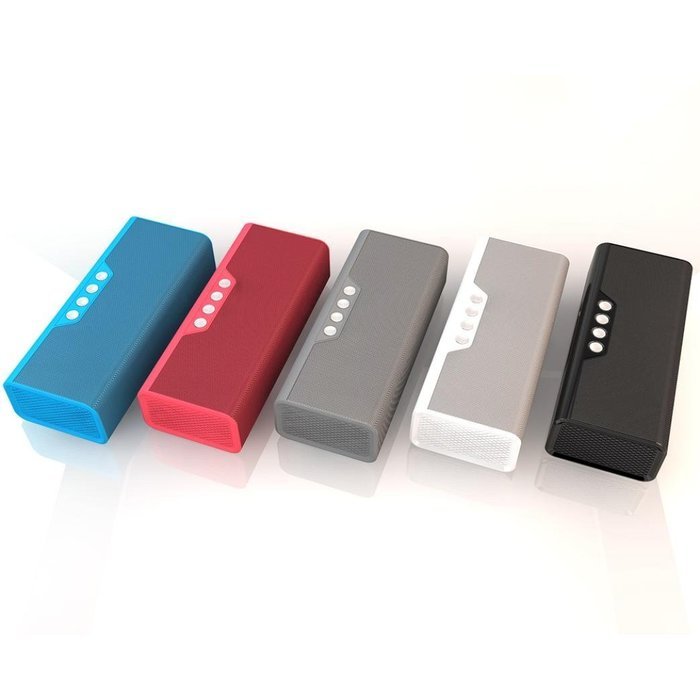 Womail Mini Speaker, Portable Super Bass Speaker for iPod iPad Laptop iPhone Tablet PC Gray N2