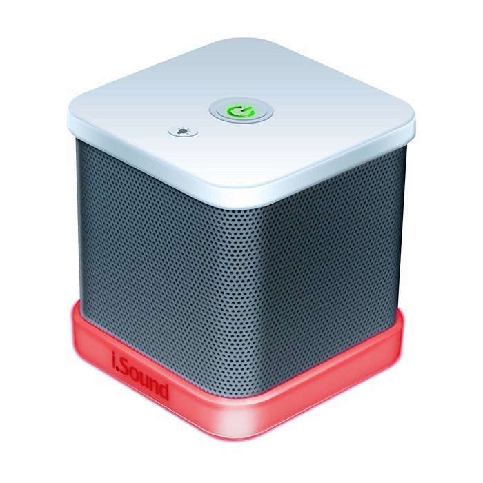 iSound iGlowSound Cube Wired Speaker (white) N3