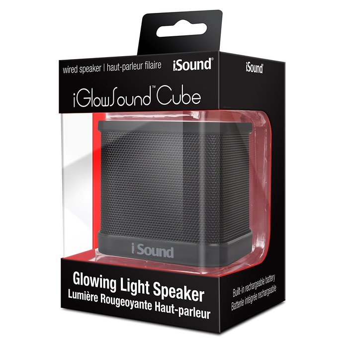 iSound iGlowSound Cube Wired Speaker (white) N12
