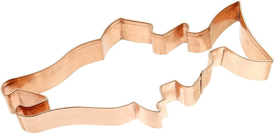 Old River Road Crab Shape Cookie Cutter, Copper N2