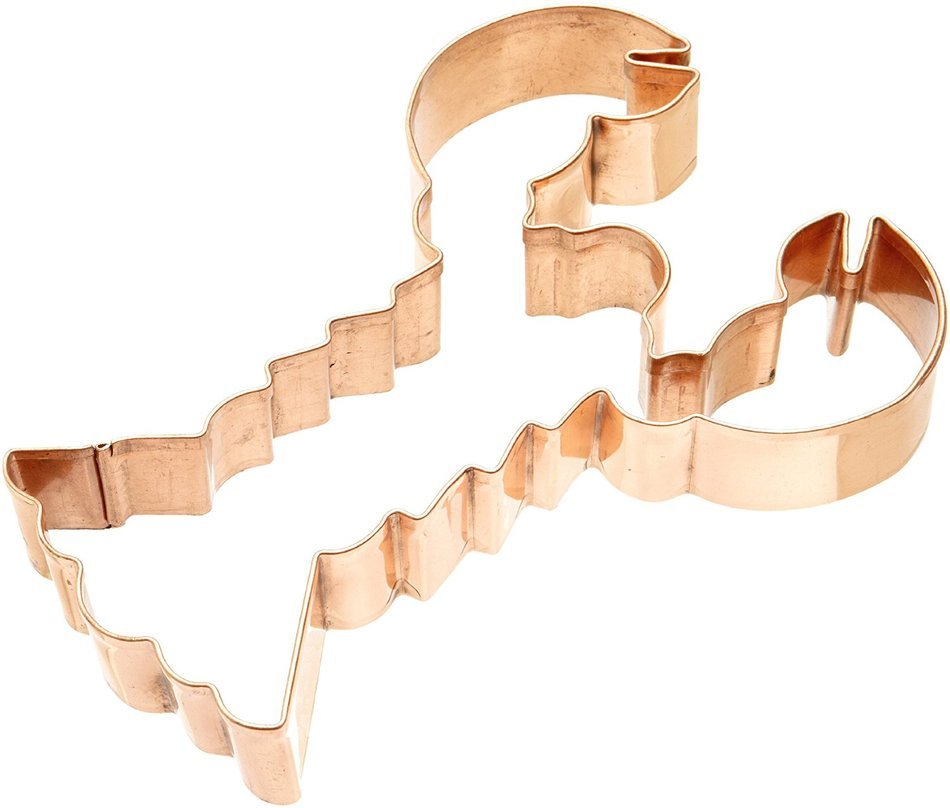 Old River Road Crab Shape Cookie Cutter, Copper N6