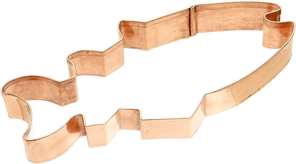 Old River Road Crab Shape Cookie Cutter, Copper N11