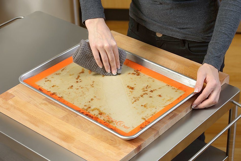 Silicone Baking Mat By Cuisina Chef - Half Sheet Size N6