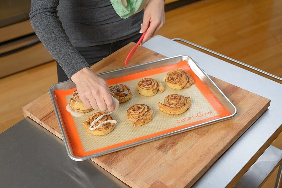 Silicone Baking Mat By Cuisina Chef - Half Sheet Size N8