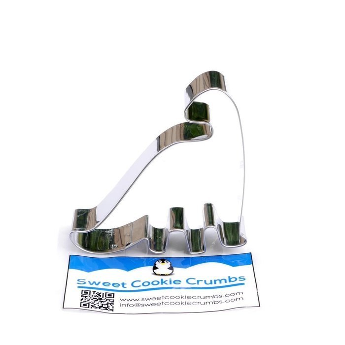 Dinosaur Brontosaurus Cookie Cutter- Stainless Steel