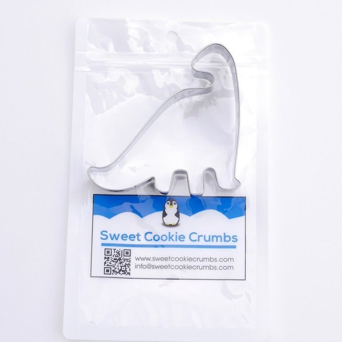 Dinosaur Brontosaurus Cookie Cutter- Stainless Steel N3