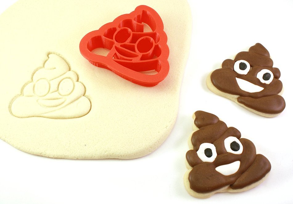 3-Pack Funny Emoji Cookie Cutters N5