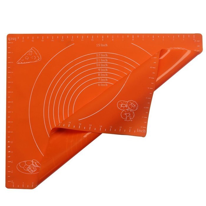 Extra Large Reusable Non-stick Silicone Baking Mat/Pad with Measurements , Pastry Rolling Mat, Non Slip,Pizza,... N4