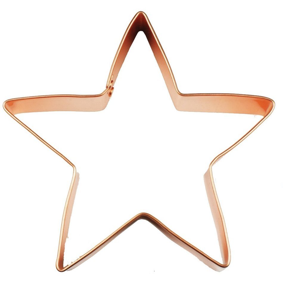 Fox Run Brands 2134 Copper Star Cookie Cutter, 5-Inch