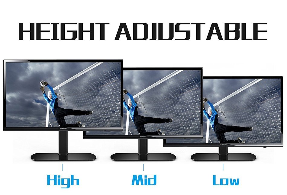 Fenge Swivel Universal TV Stand/Base Tabletop TV Stand with mount for 32 to 65 inch Flat screen Tvs/xbox One/tv... N11